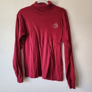 Vintage‎ Willis & Geiger Burgundy Turtleneck M
